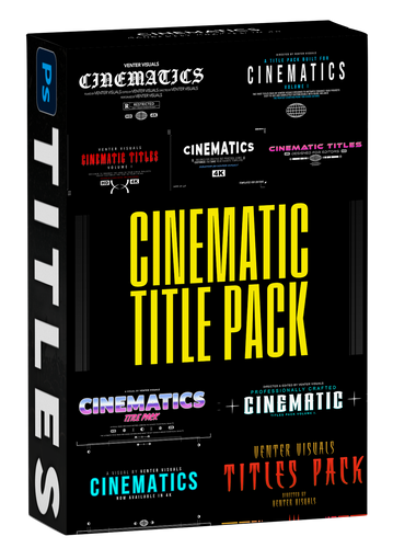 Cinematic Titles Vol. 1 - Venter Visuals