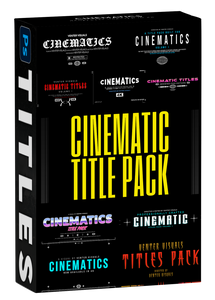 Cinematic Titles Vol. 1 - Venter Visuals